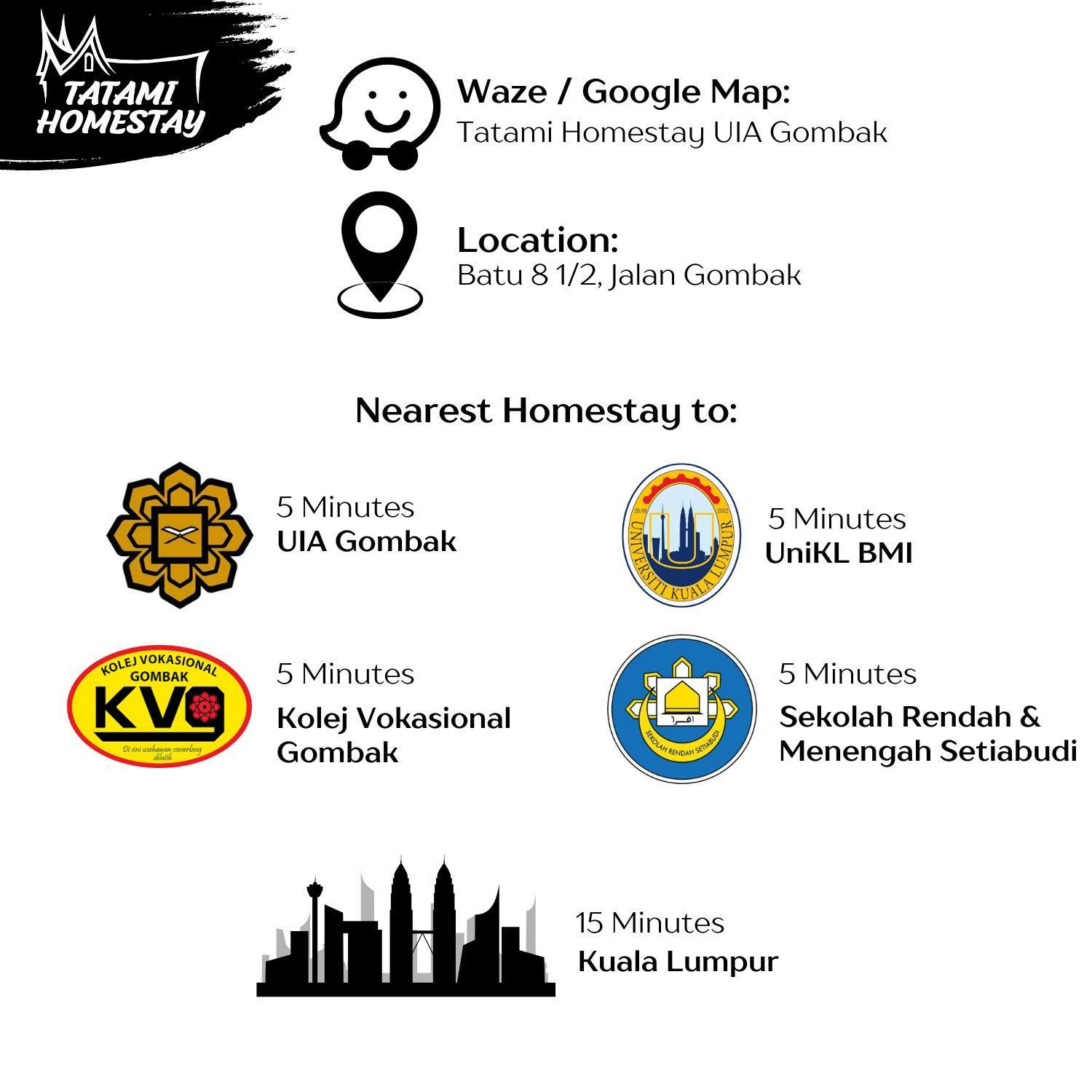 Homestay Gombak - Tatami Homestay Kuala Lumpur Exterior photo